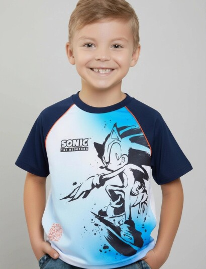 Sonic Tshirt Navy 116