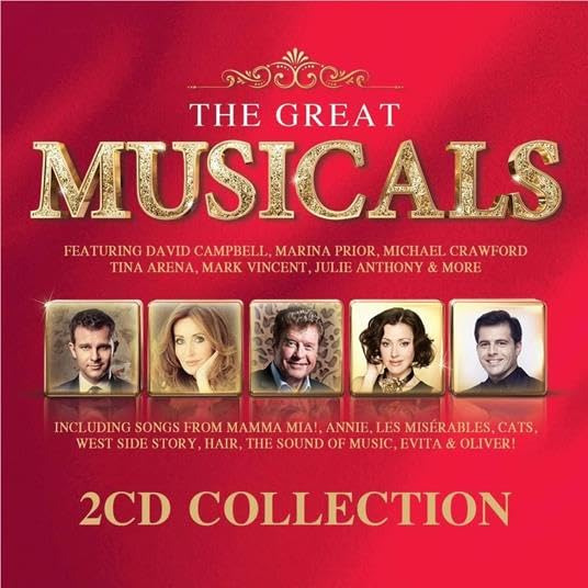 Diverse Artister Great Musicals CD