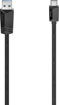 Hama Usb-A Usb-C Usb-Kabel 1 M Svart 002006570000