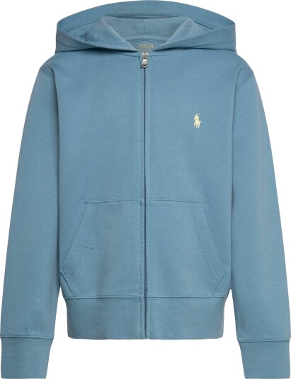 Ralph Lauren Kids Double Knit Full Zip Hoodie Blue 150 161