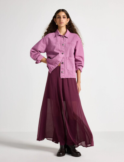 Lindex Skirt Rosa Burgundy XL Lindex Skirt Rosa Burgundy XL