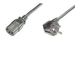 Digitus Strømkabel CEE 7/7 til IEC 60320 C13 2.5m Svart