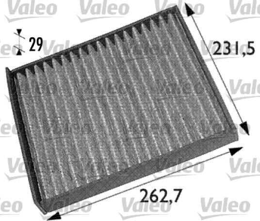 Kupefilter VALEO 698708 Kupefilter VALEO 698708