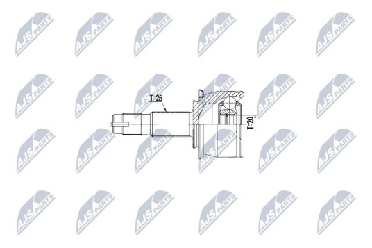 Nty Drivknute drivaksel NTY NPZ PL 047