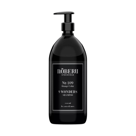 Nõberu Stockholm 9 Wonders Anti-Frizz Shampoo 1000 ml - Sulfatfritt for Mykt og Skinnerende Hår