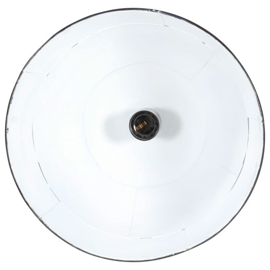 vidaXL Industriell vintage hengelampe 25 W svart rund 31 cm E27
