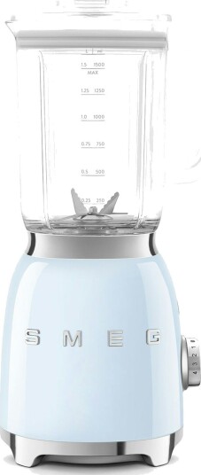 Smeg 50's Style Blender 1,5L Pastellblå med Pulsfunksjon og Justerbar Hastighet