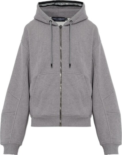 Dolce & Gabbana, Herre, Gensere & Hettegensere, Grå, XL,
