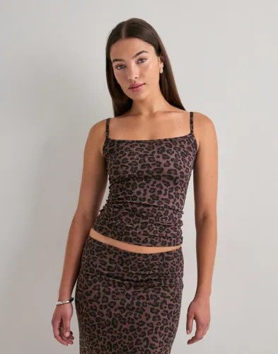 Nelly - Brun - Soft printed singlet