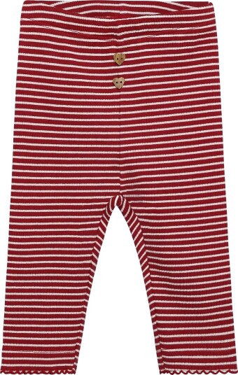 Minymo Leggings Y/D Rib RIO RED 56