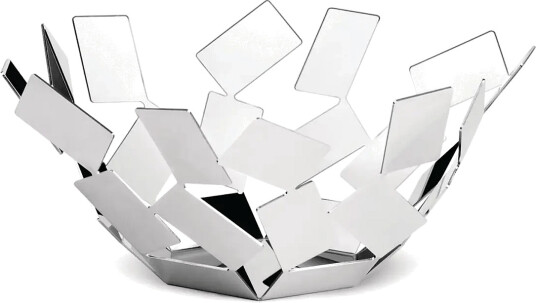 Alessi Fruit Holder In 18/10 Stainless Steel Silver ONE SIZE Alessi Fruit Holder In 18/10 Stainless Steel Silver ONE SIZE