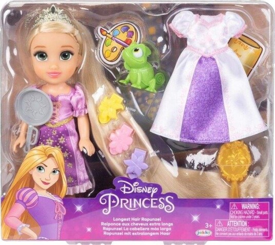 Northix Rapunzel dukke 15 cm Disney Princess samleobjekt