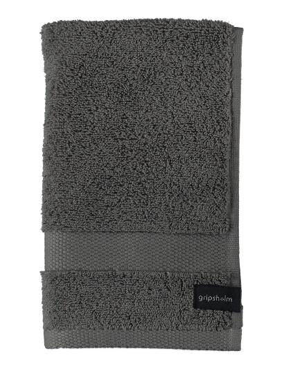 Gripsholm Guest Towel Gripsholm Flint Grey 30X50   Grey   30X50CM