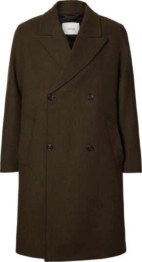Selected Slmsergio Manteco Coat PEAT L