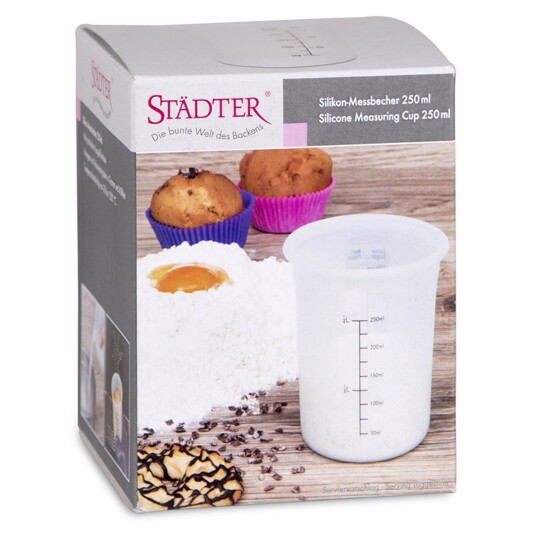 Städter Silikon målebeger 250 ml