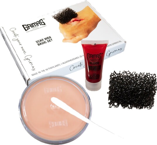 Grimas Grimas Scar Wax Basic Sminkesett 8717277474244