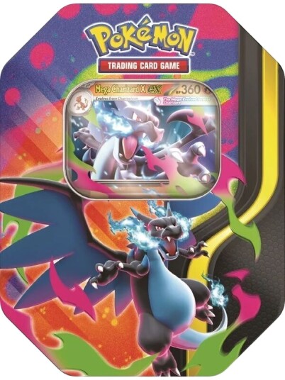 Pokemon TCG Mega Charizard ex Tin Pokemon TCG Mega Charizard ex Tin