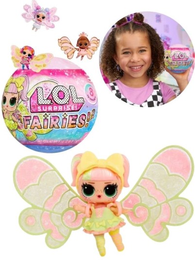 Lol Surprise Fairies Tots Lag Dine Egne Fevinger Og Oppdag 8 Overraskelser