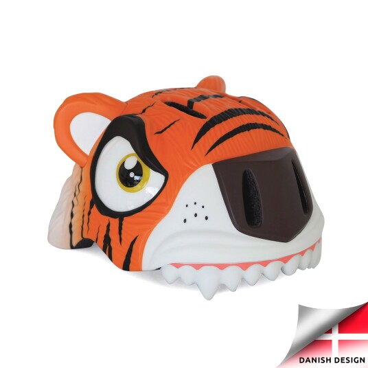 Crazy Safety Tiger Bicycle Helmet Orange CS190101
