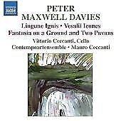 MediaTronixs Peter Maxwell Davies : Peter Maxwell Davies: Linguae Ignis/Vesalii Icones/… Pre-Owned