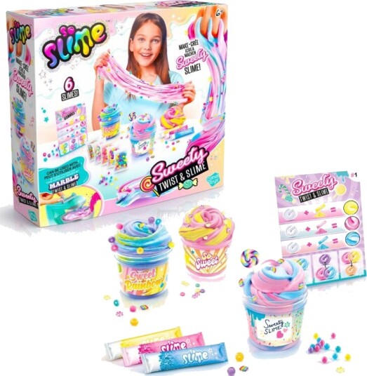 So Slime Marble Twist And Slime Kit Pink ONE SIZE