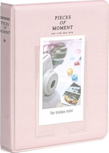 Loveinstant Photo Album 64 Stk For Fujifilm Instax Mini 12 11 40 9 8 7S Evo Liplay Link 2 Se / Pastell Pink