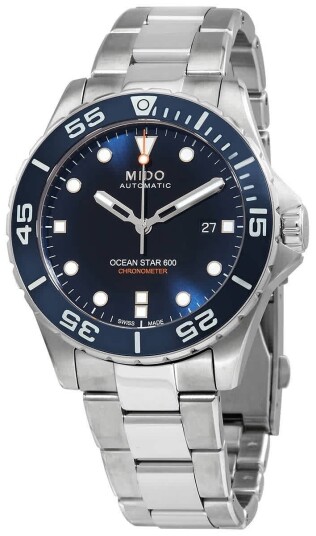 Mido Herreklokke M026.608.11.041.01 Ocean Star Blå/Stål Ø43.5 mm