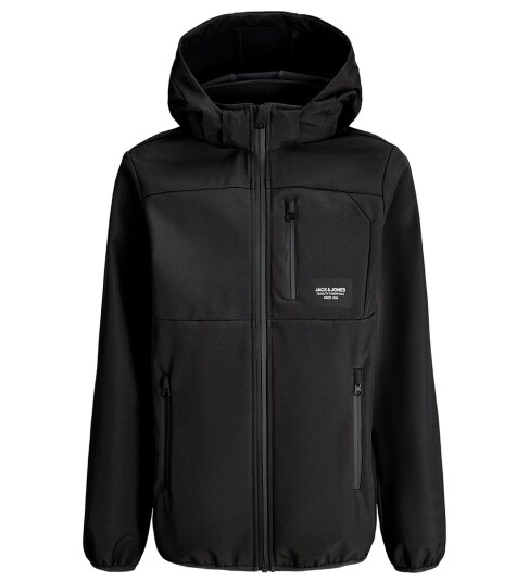 Jack & Jones Junior Jakke jjTheo Softshell Noos Jnr Svart