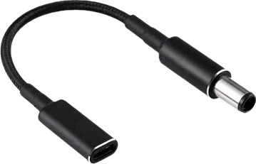 CorepartStrømadapter Usb C Hunn Til 4,5 Mm X 3,0 Mm Dc Jakk Hann 10 A Usb Power Delivery 100 W Svart CorepartStrømadapter Usb C Hunn Til 4,5 Mm X 3,0 Mm Dc Jakk Hann 10 A Usb Power Delivery 100 W Svart