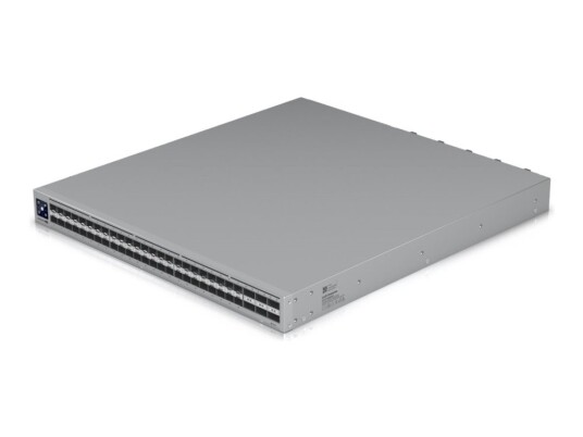 Ubiquiti Unifi Enterprise Cus Aggregation Switch L3 Styrt 48 X 25 Gigabit Sfp28 + 6 X 100 Gigabit Qsfp28 Rackmonterbar