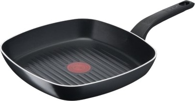 Tefal Simply Clean B5674053 Firkant Grillpanne Sort Titan Aluminium Thermo Spot
