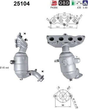 Katalysator AS 25104