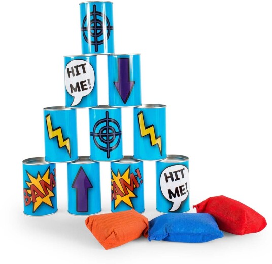 BS Toys Tin Toss Spill Blue BS Toys Tin Toss Spill Blue