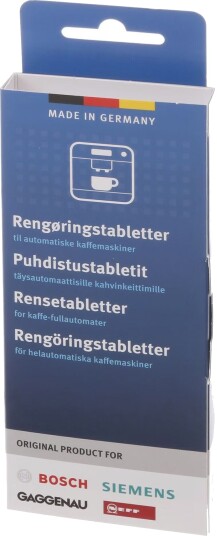 Bosch rensetabletter til kaffemaskin BSH352746 Bosch rensetabletter til kaffemaskin BSH352746