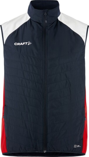 Craft Nor Adv Nordic Ski Club Vest Vattert Herre 396900 Blaze-White XS Craft Nor Adv Nordic Ski Club Vest Vattert Herre 396900 Blaze-White XS