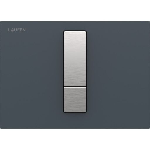 Laufen Lis betjeningsplate AW102, grå glass Laufen Lis betjeningsplate AW102, grå glass