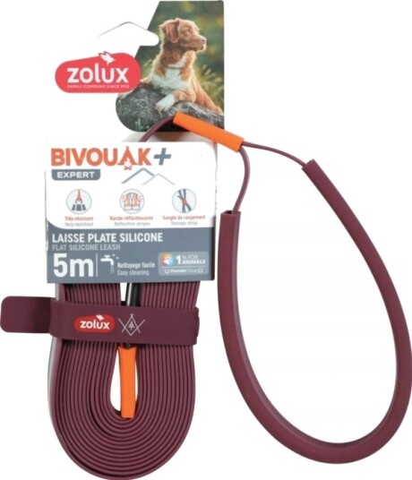 Zolux Bivouak Hundebånd Rød 5 M Zolux Bivouak Hundebånd Rød 5 M