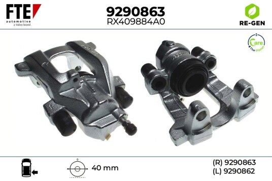 FTE 9290863 Bremsecaliper FTE 9290863 Bremsecaliper