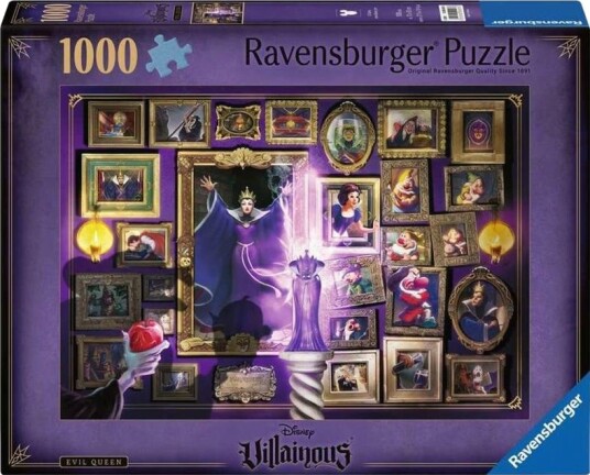 Ravensburger Disney Villainous Puslespill 1000 Brikker Evil Queen