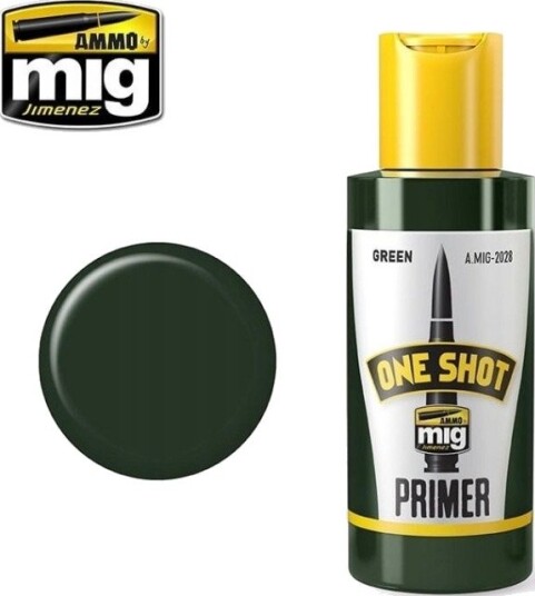 Vallejo Ammo One Shot Primer Green 60 Ml Vallejo Ammo One Shot Primer Green 60 Ml