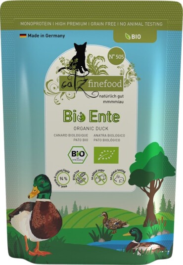 Catz Finefood Økologisk No.505 Øko-And 12 X 85 G