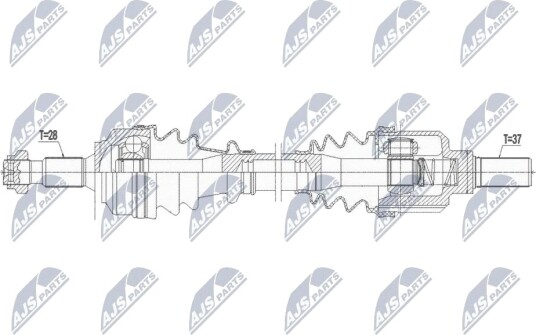 Nty Drivaksel NTY NPW PE 061 Nty Drivaksel NTY NPW PE 061