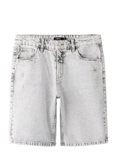 LMTD Nlnbirm Dnm R Long Shorts Noos Grey 134