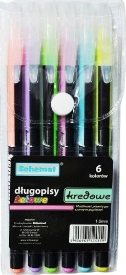 Chalk Gelpenner 6 Farger Chalk Gelpenner 6 Farger