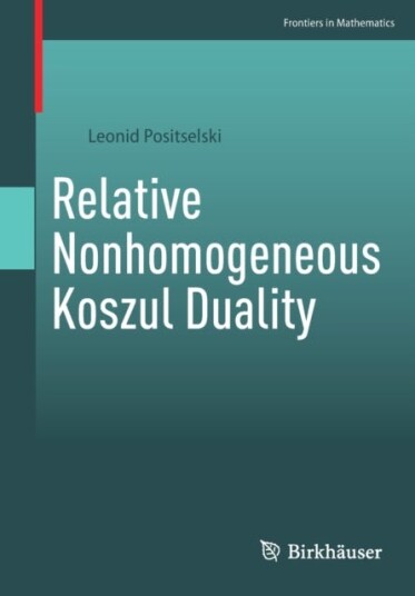 Relative Nonhomogeneous Koszul Duality Av Leonid Positselski