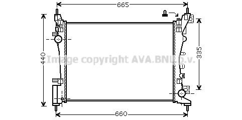Radiator AVA Clever Choice OL2574 Radiator AVA Clever Choice OL2574