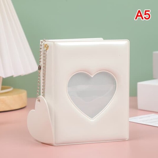 Kpop Kort Perm 3 Tommers Fotoalbum Hul Kjærlighet Hjerte Modell