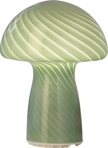 Veli Line Mushroom oppladdningsbar bordlampe grønn