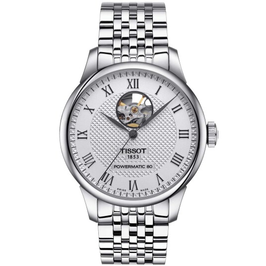 Tissot Le Locle Powermatic 80 Open Heart T0064071103302 - Herre - 39 mm - Analog - Automatisk - Safirglass Tissot Le Locle Powermatic 80 Open Heart T0064071103302 - Herre - 39 mm - Analog - Automatisk - Safirglass