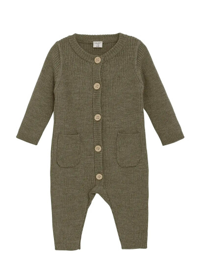 CeLaVi Jumpsuit - Knitted - Khaki green - 50